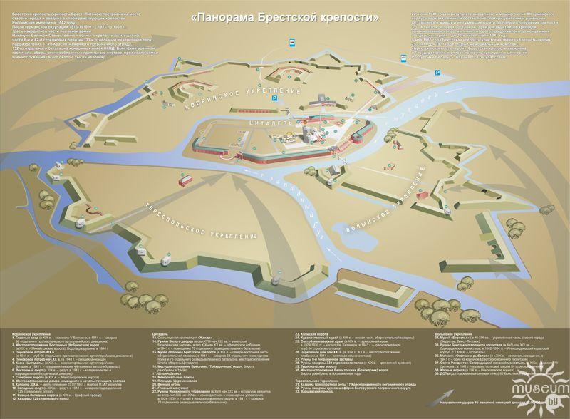 Панорама Брестской крепости